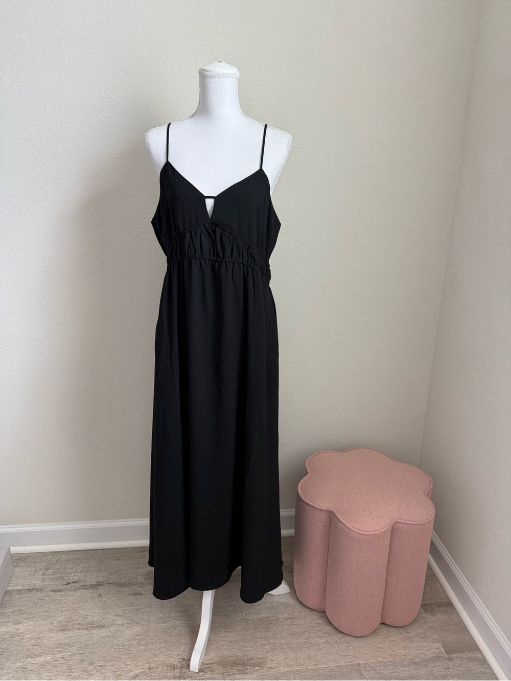 a new day Black Spaghetti Strap Maxi Dress